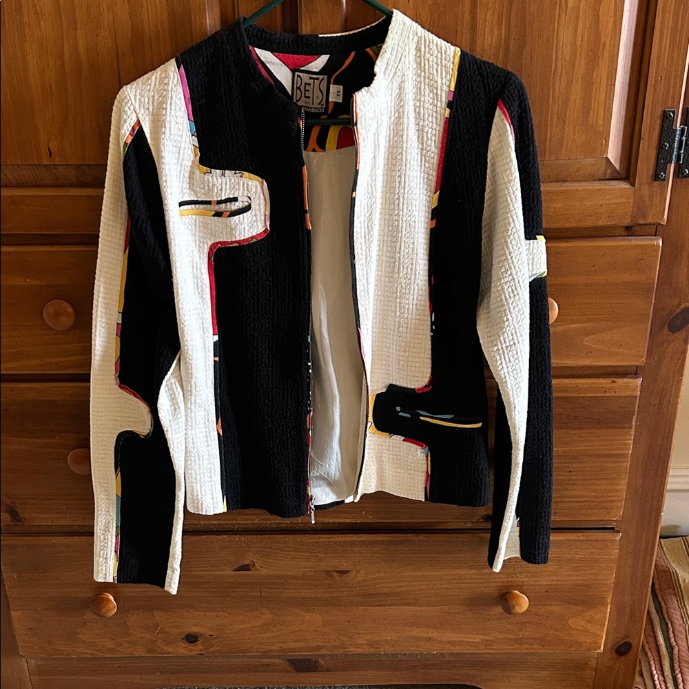Black and White Women's Blazer